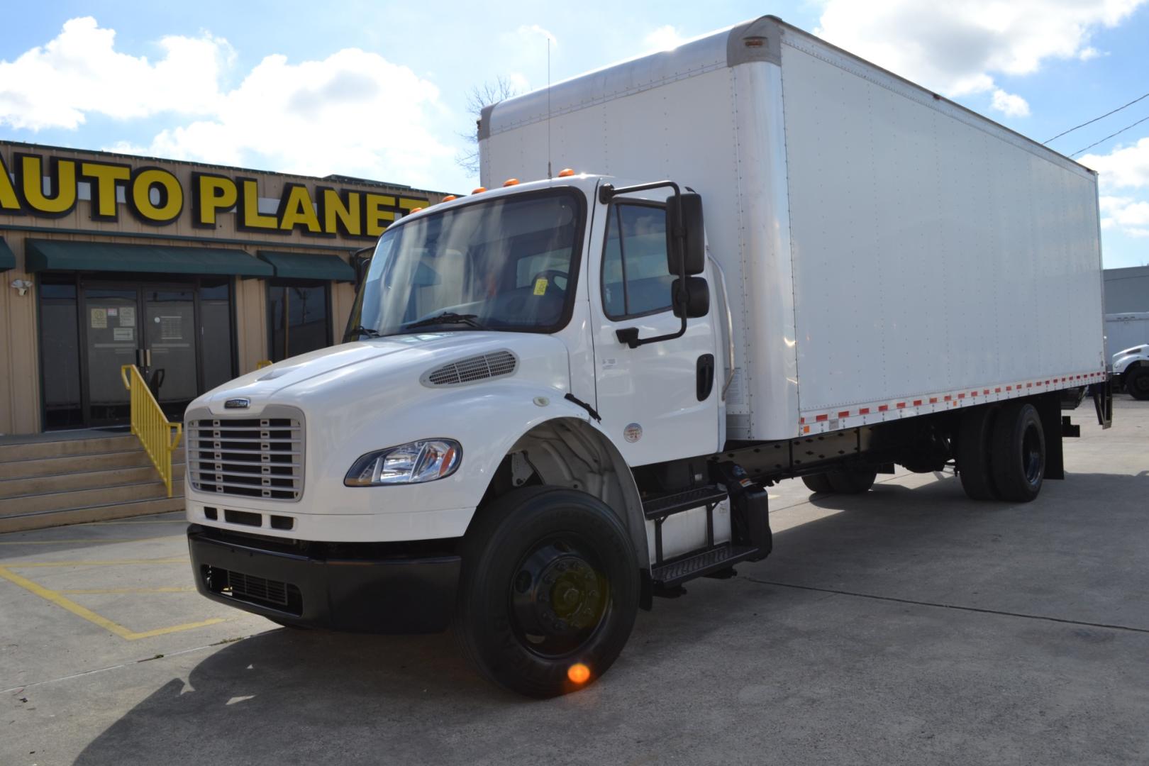 2017 WHITE /GRAY FREIGHTLINER M2-106 with an CUMMINS ISL 8.9L 300HP engine, ALLISON 3000HS AUTOMATIC transmission, located at 9172 North Fwy, Houston, TX, 77037, (713) 910-6868, 29.887470, -95.411903 - Photo#0